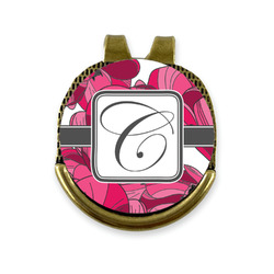 Tulips Golf Ball Marker - Hat Clip - Gold