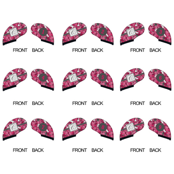 Tulips Golf Club Covers - APPROVAL (set of 9)