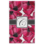 Tulips Golf Towel - Poly-Cotton Blend w/ Initial