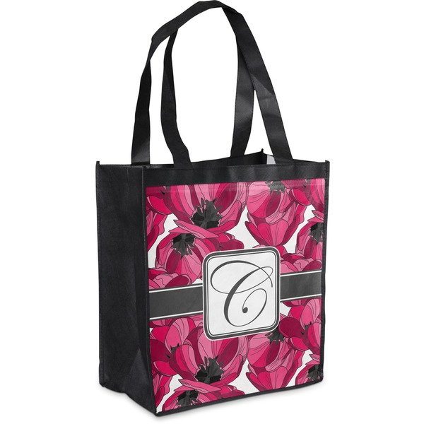 Custom Tulips Grocery Bag (Personalized)