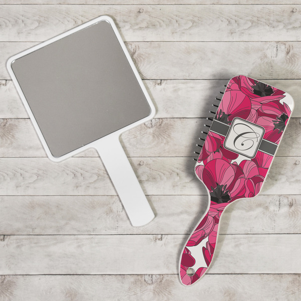 Tulips Hair Brush - In Context