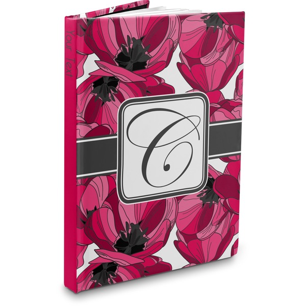 Custom Tulips Hardbound Journal (Personalized)