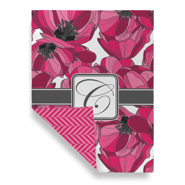 Tulips House Flags - Double Sided - FRONT FOLDED