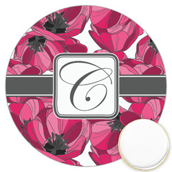 Tulips Printed Cookie Topper - 3.25" (Personalized)