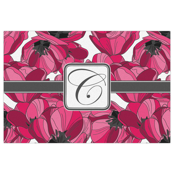 Tulips Indoor / Outdoor Rug - 2'x3' - Front Flat