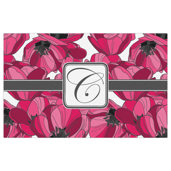 Tulips Indoor / Outdoor Rug - 5'x8' - Front Flat