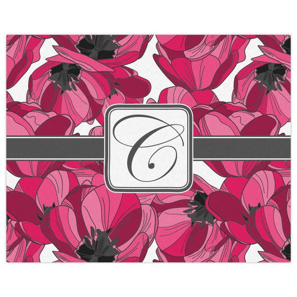 Tulips Indoor / Outdoor Rug - 8'x10' - Front Flat