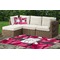 Tulips Indoor / Outdoor Rug - Custom Size w/ Initial
