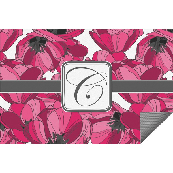 Custom Tulips Indoor / Outdoor Rug - 3'x5' (Personalized)