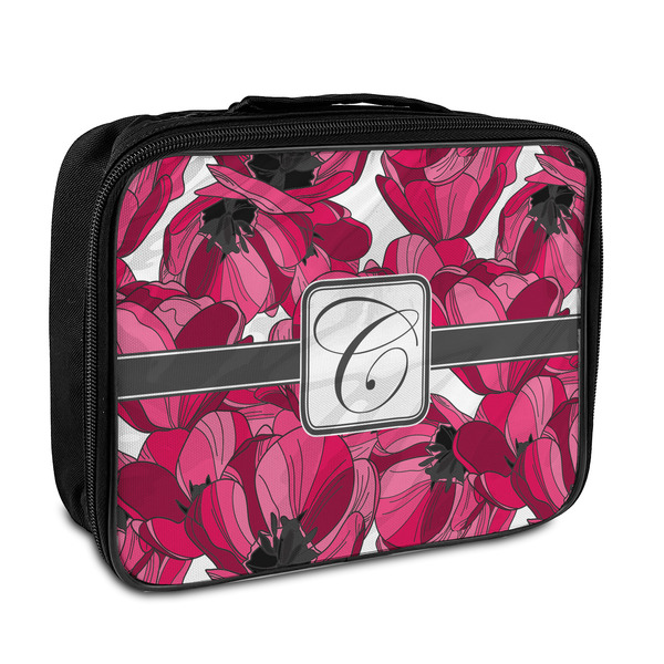 Custom Tulips Insulated Lunch Bag (Personalized)