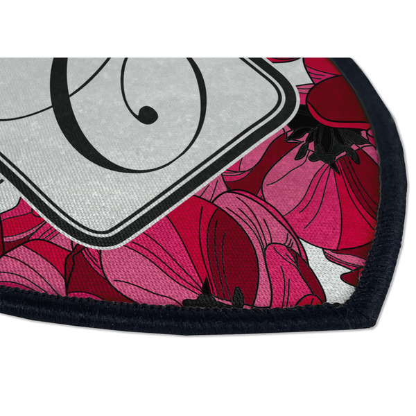 Tulips Iron on Shield 3 Detail