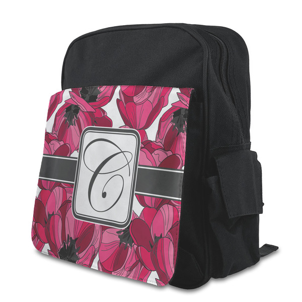 Custom Tulips Preschool Backpack (Personalized)