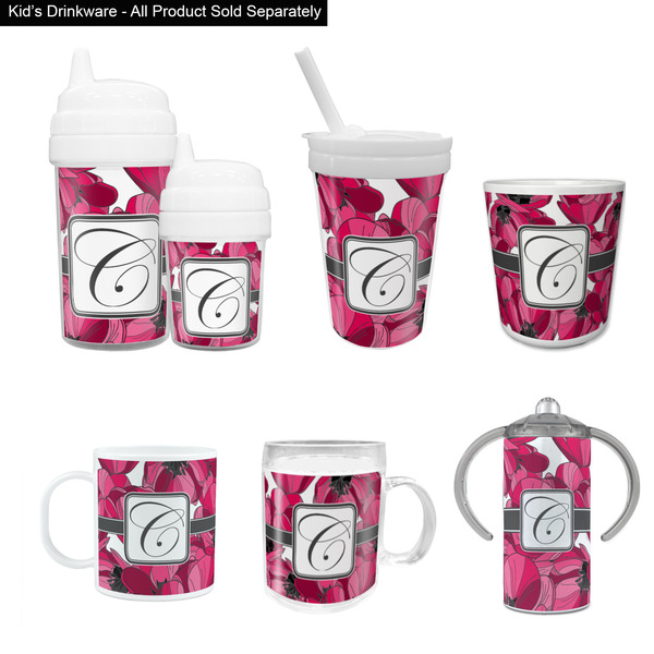 Tulips Kid's Drinkware - Customized & Personalized
