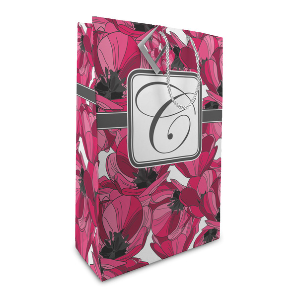 Custom Tulips Large Gift Bag (Personalized)