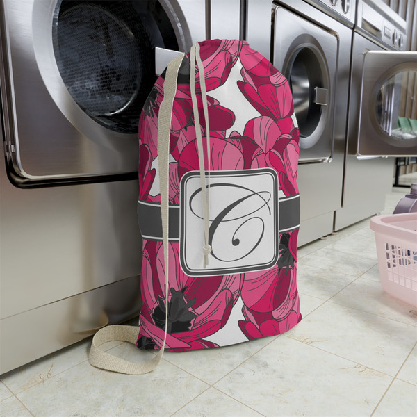 Tulips Large Laundry Bag - In Context