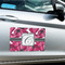Tulips Large Rectangle Car Magnets- In Context