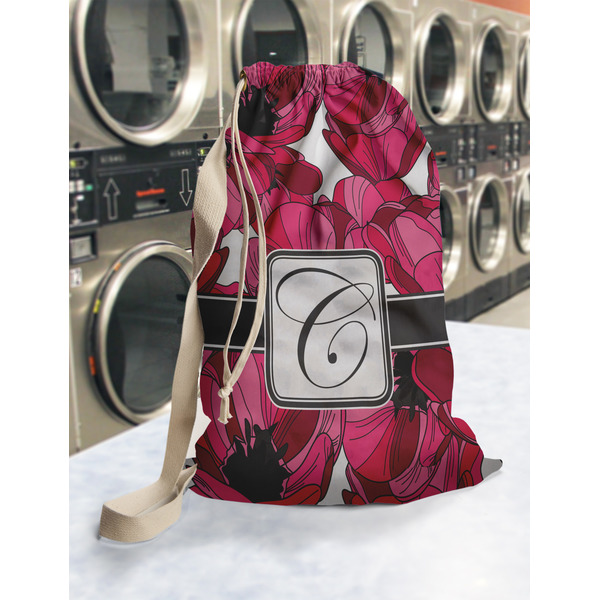 Tulips Laundry Bag in Laundromat
