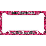 Tulips License Plate Frame - Style A (Personalized)