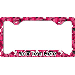Tulips License Plate Frame - Style C (Personalized)