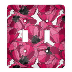 Tulips Light Switch Cover (2 Toggle Plate)