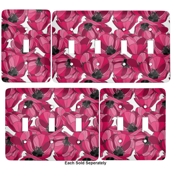 Tulips Light Switch Covers all sizes