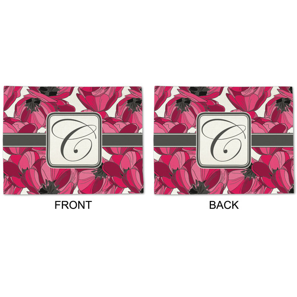 Tulips Linen Placemat - APPROVAL (double sided)