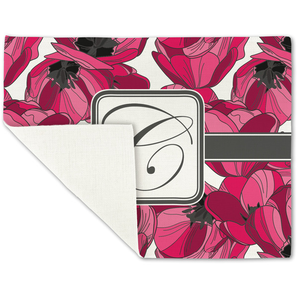 Tulips Linen Placemat - Folded Corner (single side)