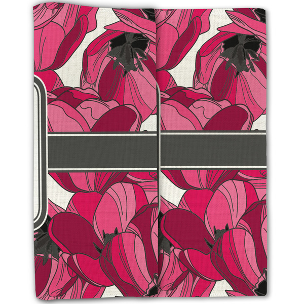 Tulips Linen Placemat - Folded Half (double sided)