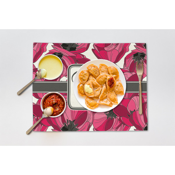 Tulips Linen Placemat - Lifestyle (single)