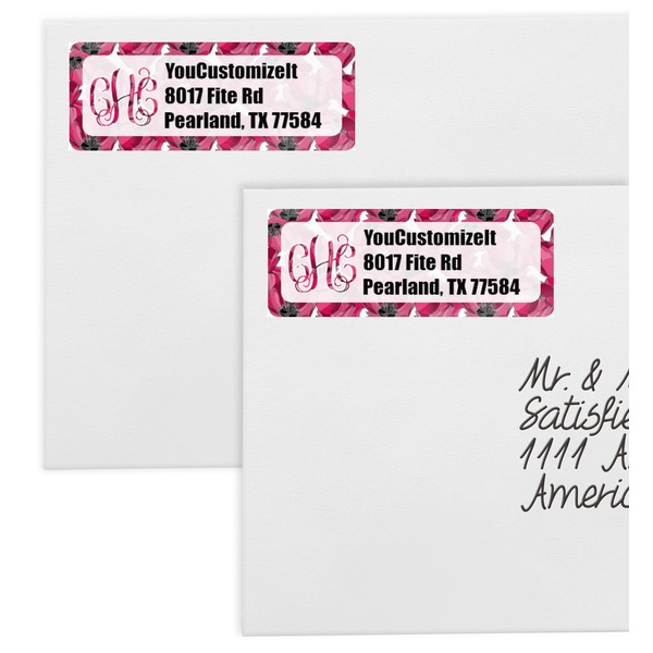 Tulips Mailing Labels - Double Stack Close Up