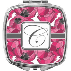 Tulips Compact Makeup Mirror (Personalized)