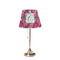 Tulips Poly Film Empire Lampshade - On Stand
