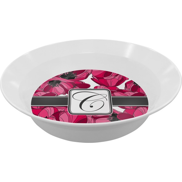 Custom Tulips Melamine Bowl (Personalized)