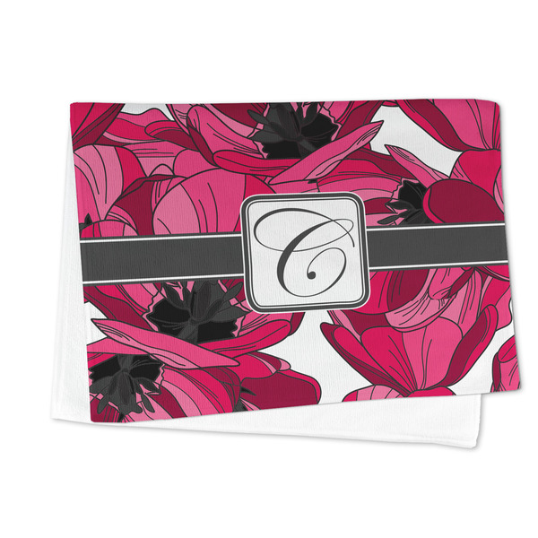 Tulips Microfiber Dish Towel - FOLDED HALF
