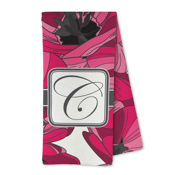 Custom Tulips Kitchen Towel - Microfiber (Personalized)
