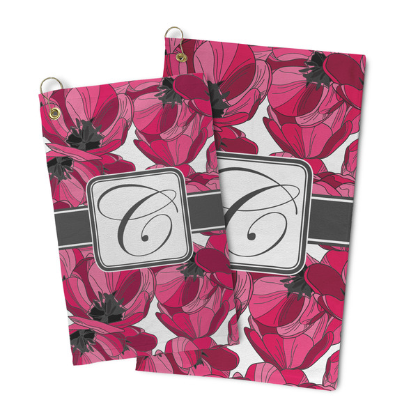 Tulips Microfiber Golf Towel - PARENT/MAIN