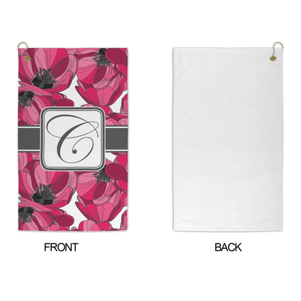 Tulips Microfiber Golf Towels - APPROVAL