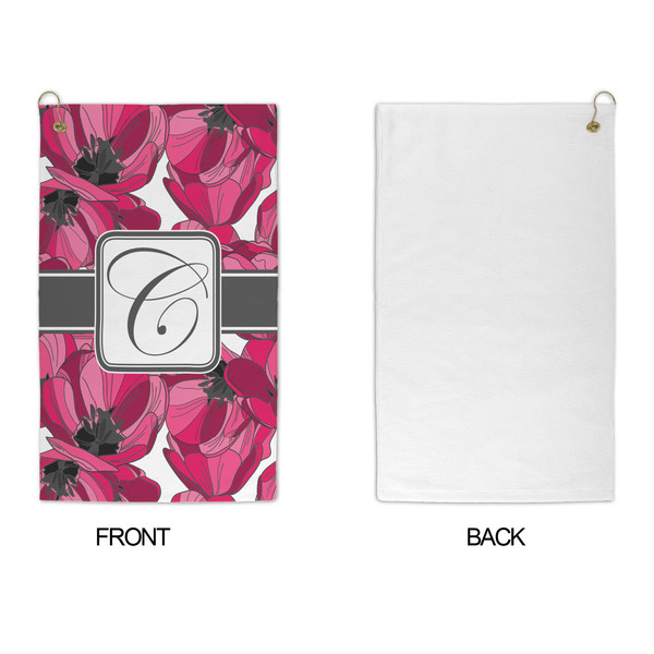 Tulips Microfiber Golf Towels - APPROVAL