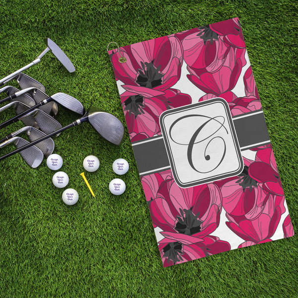Tulips Microfiber Golf Towels - LIFESTYLE