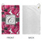 Tulips Microfiber Golf Towels - Small - APPROVAL