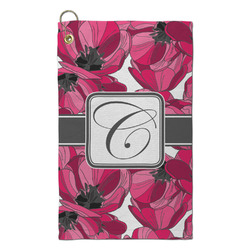 Tulips Microfiber Golf Towel - Small (Personalized)