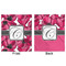 Tulips Minky Blanket - 50"x60" - Double Sided - Front & Back