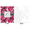 Tulips Minky Blanket - 50"x60" - Single Sided - Front & Back