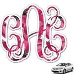 Tulips Monogram Car Decal (Personalized)