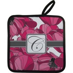 Tulips Pot Holder w/ Initial