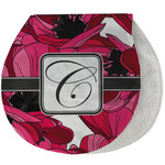 Tulips Burp Pad - Velour w/ Initial