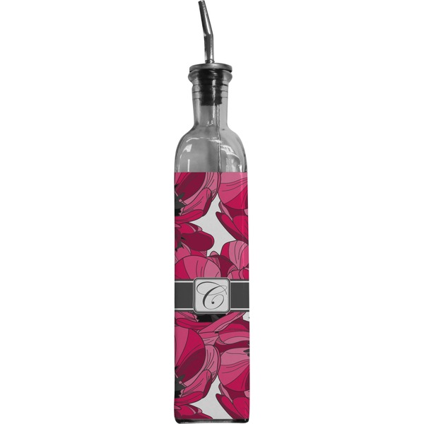 Custom Tulips Oil Dispenser Bottle (Personalized)