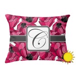 Tulips Outdoor Throw Pillow (Rectangular) (Personalized)