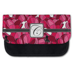 Tulips Canvas Pencil Case w/ Initial