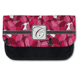 Tulips Canvas Pencil Case w/ Initial
